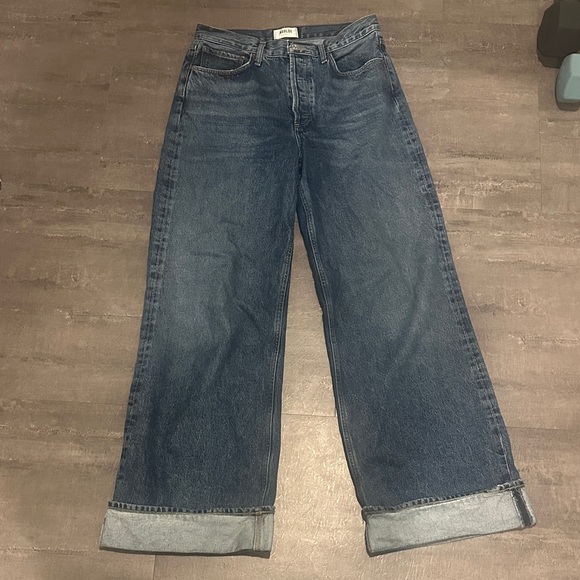Agolde Dame Cuff Jean - Picture 1 of 4